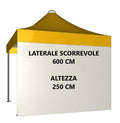 LATERALE IN PVC - Gazebo Steel Pro