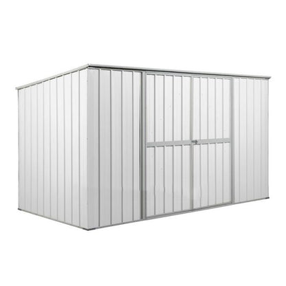 Box Giardino Prefabbricato in Acciaio Zincato e verniciato – Casetta Esterno 3,45 x 1,86 x 1,92 m (6,42 m²)