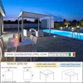 PERGOLA BEACH ZERO - 80 - 4X4 MT - Gazebo Steel Pro