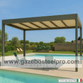 Pergola QBOX LINEA BASE – Modulo Autoprotante con Copertura Fissa in PVC - Gazebo Steel Pro
