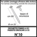 SISTEMA DI ANCORAGGIO - Gazebo Steel Pro
