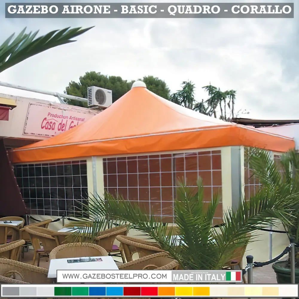 SUPER PROMO Gazebo 6x6 MT - Gazebo Steel Pro