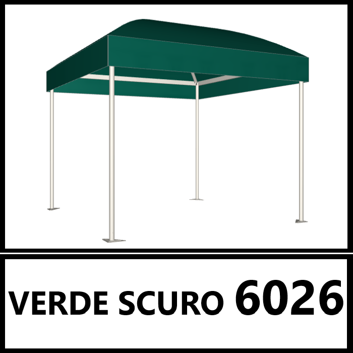 COLORE TETTO PVC CICOGNA SYSTEM - Gazebo Steel Pro #