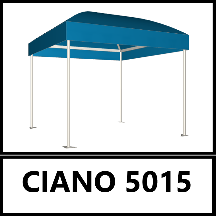 COLORE TETTO PVC CICOGNA SYSTEM - Gazebo Steel Pro #