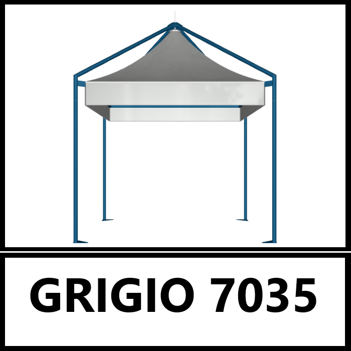 COLORE TETTO PVC PAGODA SYSTEM - Gazebo Steel Pro #