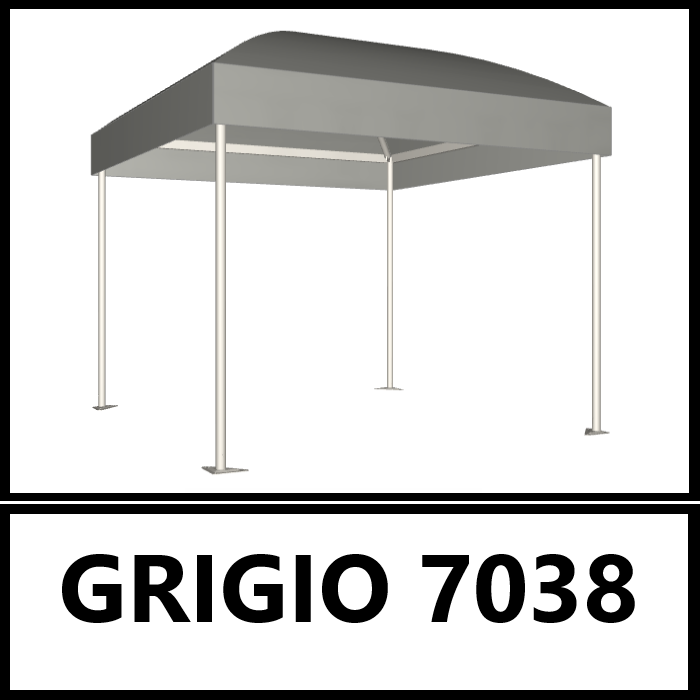 COLORE TETTO PVC CICOGNA SYSTEM - Gazebo Steel Pro #