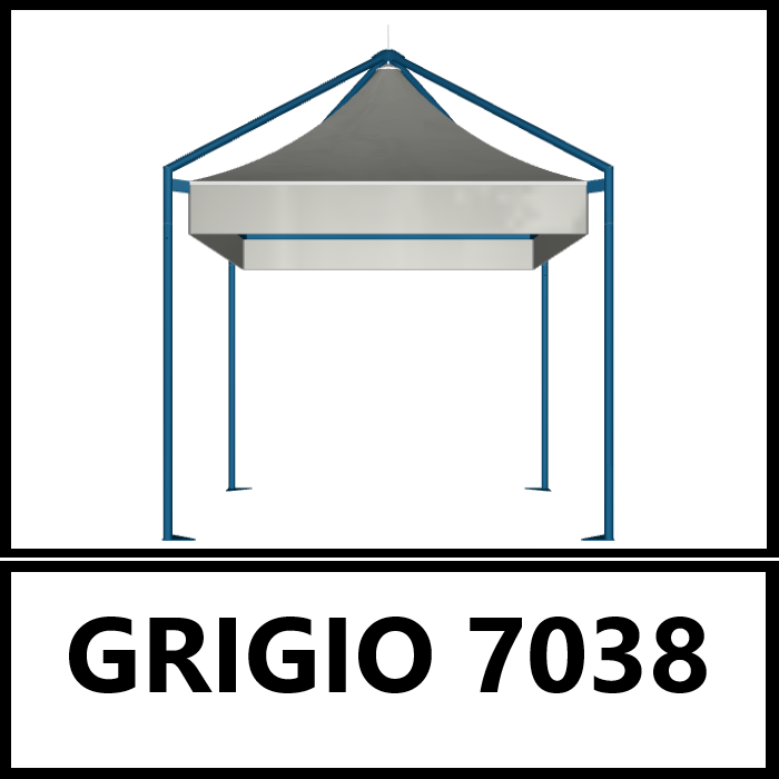 COLORE TETTO PVC PAGODA SYSTEM - Gazebo Steel Pro #