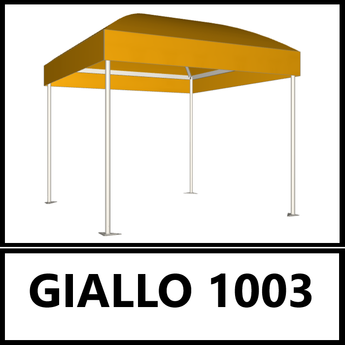 COLORE TETTO PVC CICOGNA SYSTEM - Gazebo Steel Pro #