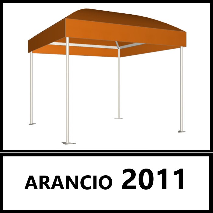 COLORE TETTO PVC CICOGNA SYSTEM - Gazebo Steel Pro #