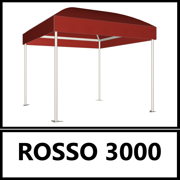 COLORE TETTO PVC CICOGNA SYSTEM - Gazebo Steel Pro #