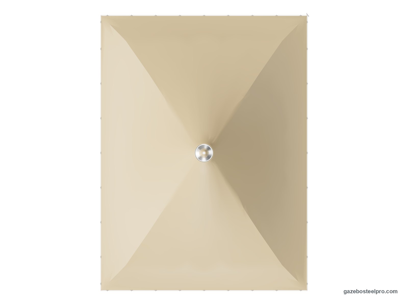 Pianta dall'alto del gazebo 3x4 Corallo Light: 3 × 4 m, 12 m²
