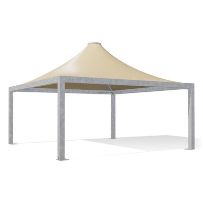 Gazebo 6x6 Airone Max Pesante con tetto a punta