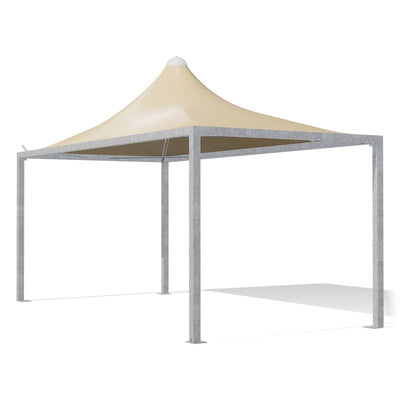 Gazebo 3x6 Airone Middle con tetto a punta