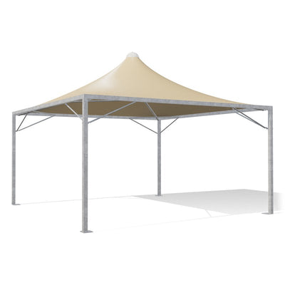 Gazebo 5x5 Airone Minimax con tetto a punta