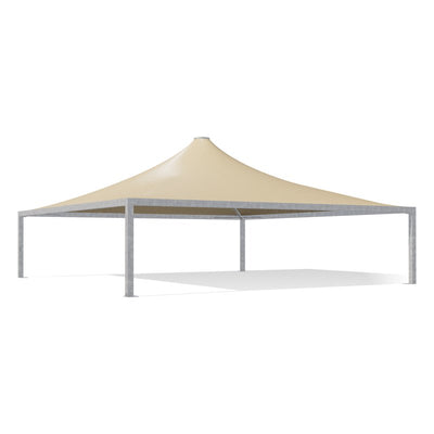 Gazebo 11x11 Airone Max Pesante con tetto a punta