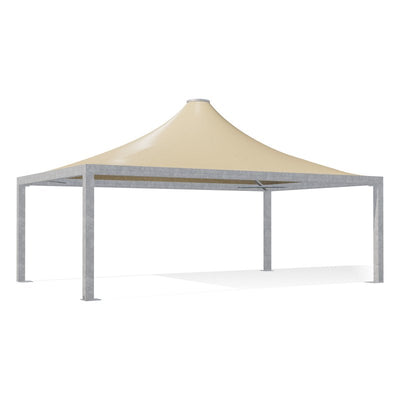 Gazebo 5x8 Airone Max Pesante con tetto a punta