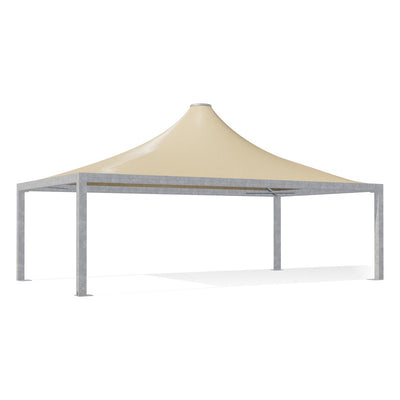 Gazebo 5x9 Airone Max Pesante con tetto a punta