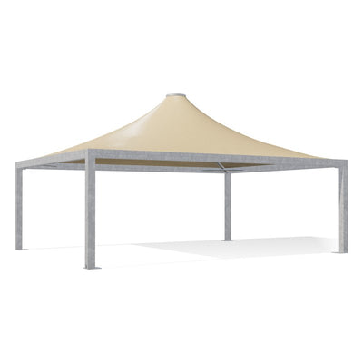Gazebo 6x8 Airone Max Pesante con tetto a punta