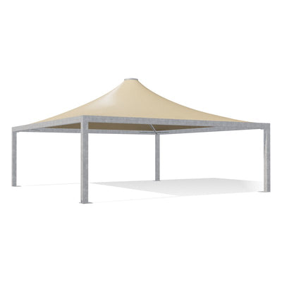 Gazebo 8x8 Airone Max Pesante con tetto a punta