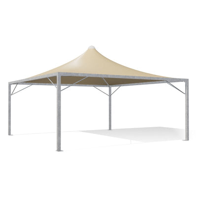 Gazebo 6x6 Airone Middle con tetto a punta